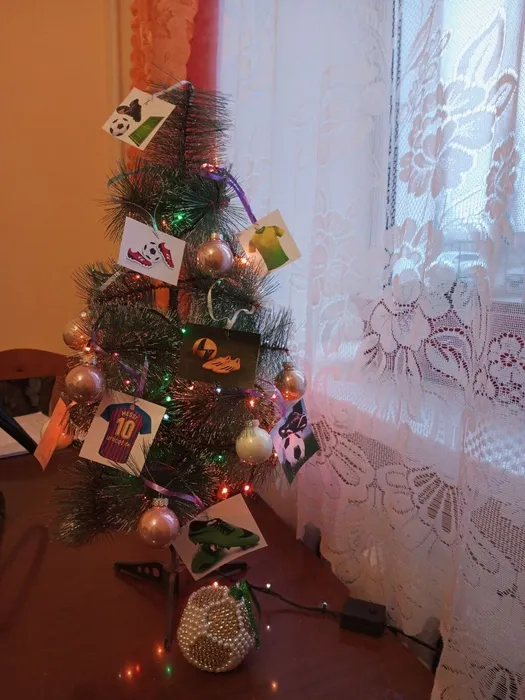 футбольная елка